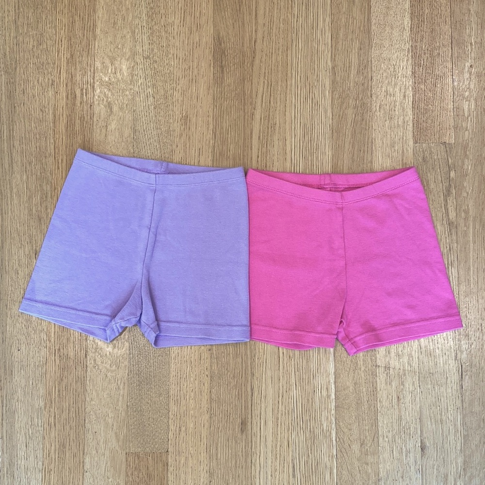 Tea Collection Girls Somersault Shorts 7 Sweet Pea and Aster Bundle of 2